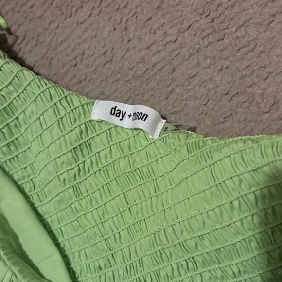 One-Shoulder Cropped Ruffle Top - Picture 2 of 5